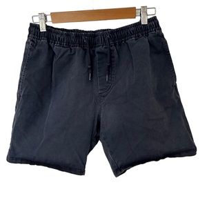 Obey Dark Grey Distressed Denim Shorts, S - image 1